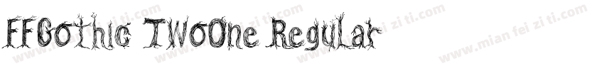 FFGothic TwoOne Regular字体转换